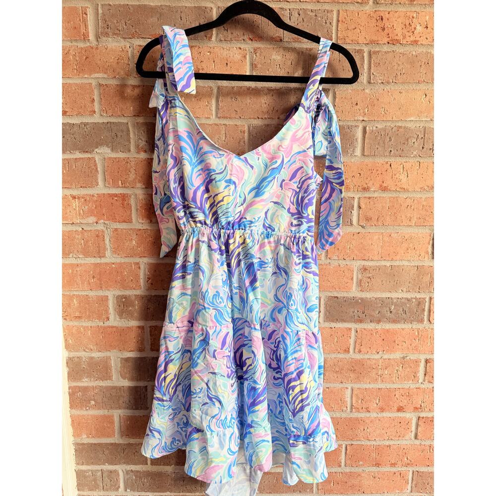 Simply Southern Colorful Open Back Dress Size XL NWT